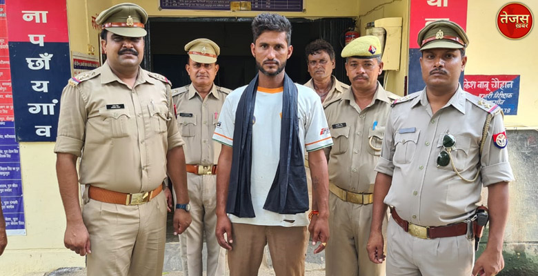 इटावा पुलिस ने 25 हजार के इनामिया बदमाश को किया  गिरफ्तार