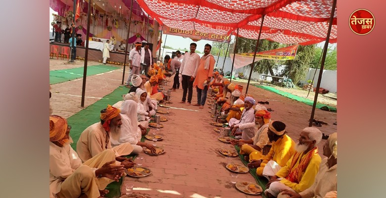 हवन यज्ञ व विशाल भण्डारे के साथ हुआ श्रीमद भागवत कथा का समापन