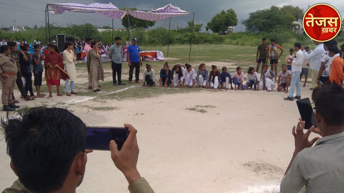 ग्रामीण खेलकूद प्रतियोगिता का एरवाकटरा में किया गया आयोजन