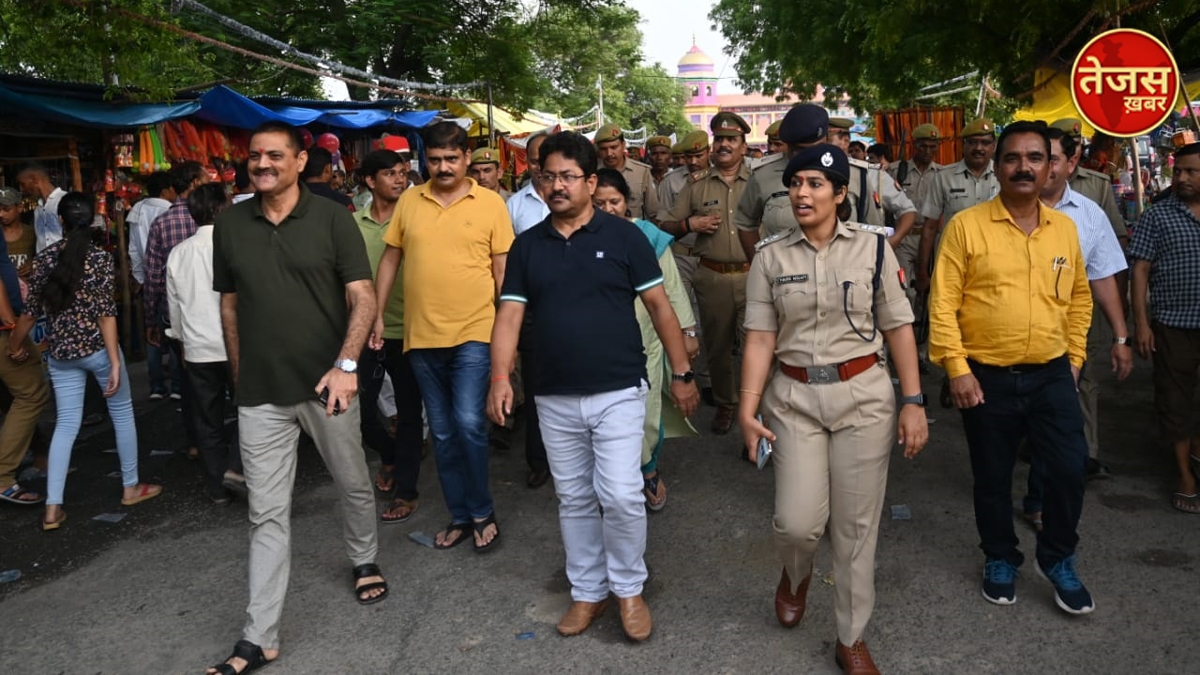 देवकली मंदिर की भी सुरक्षा व्यवस्था का डीएम,एसपी सहित अन्य अधिकारियों ने लिया जायजा