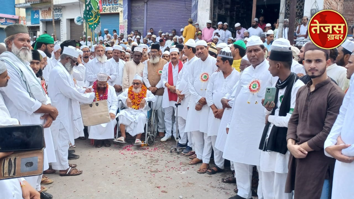 शानोशौकत व शांतिपूर्ण तरीके से निकला जुलूसे मोहम्मदी