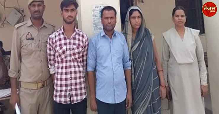पत्नी का हत्यारोपी पति सहित सास,ससुर को पुलिस ने गिरफ्तार कर भेजा जेल